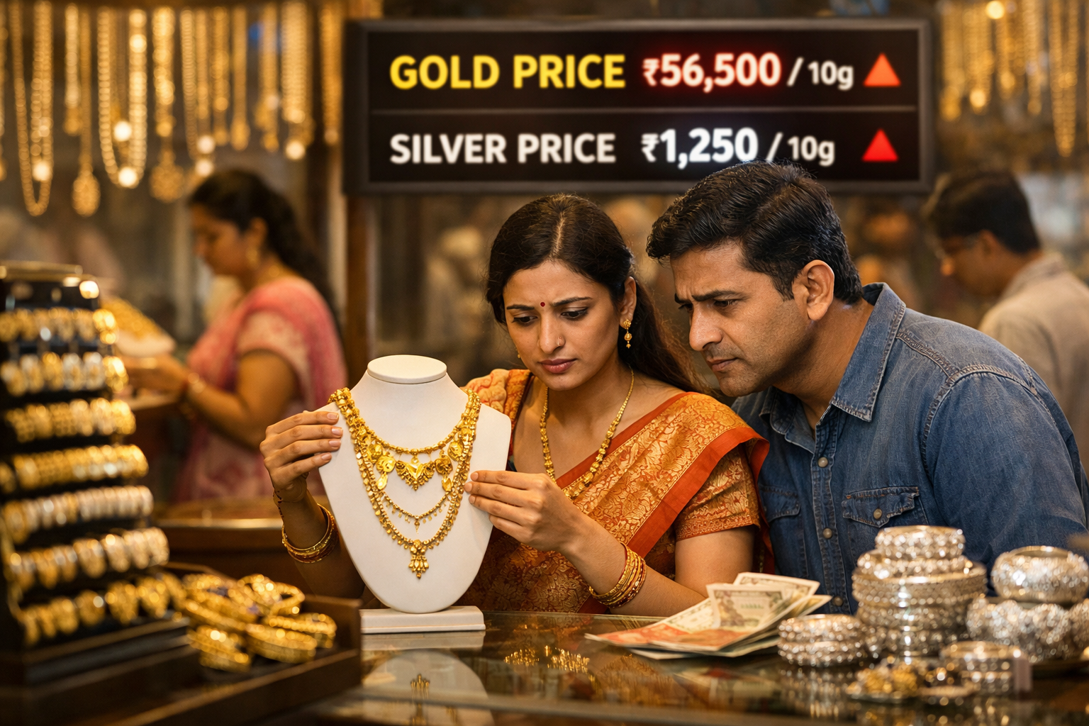 Fluctuation of Gold and Silver Prices